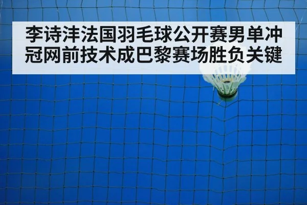 badminton net shot